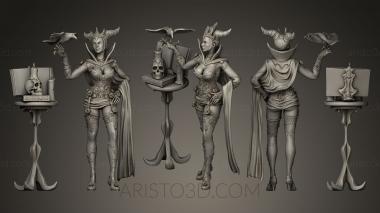 Figurines heroes, monsters and demons (STKM_0270) 3D model for CNC machine